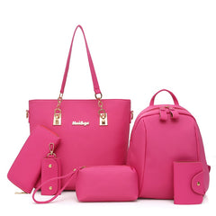 6pcs Women Bag Set Handbags Crossbody Bags For Women Oxford Shoulder Messenger Bag Casual Totes Cltuch Purse Composite Bag